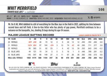 2024 Topps Big League #166 Whit Merrifield Back