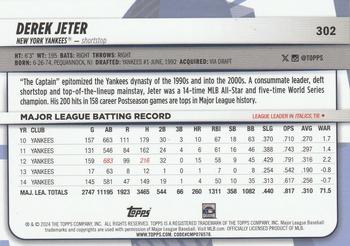 2024 Topps Big League #302 Derek Jeter Back