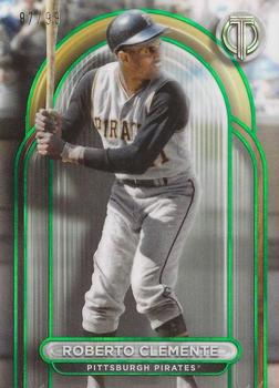 2024 Topps Tribute - Green #15 Roberto Clemente Front