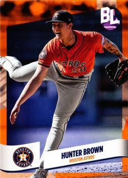 2024 Topps Big League - Electric Orange #10 Hunter Brown Front