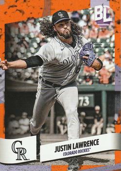 2024 Topps Big League - Electric Orange #22 Justin Lawrence Front