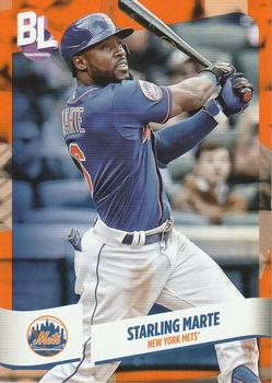 2024 Topps Big League - Electric Orange #132 Starling Marte Front