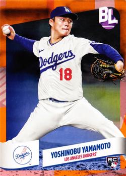 2024 Topps Big League - Electric Orange #183 Yoshinobu Yamamoto Front