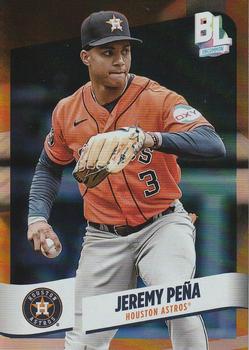 2024 Topps Big League - Electric Orange #202 Jeremy Peña Front