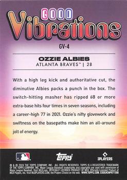2024 Topps Big League - Good Vibrations #GV-4 Ozzie Albies Back