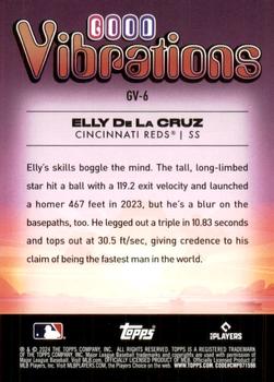 2024 Topps Big League - Good Vibrations #GV-6 Elly De La Cruz Back