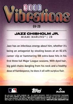 2024 Topps Big League - Good Vibrations #GV-20 Jazz Chisholm Jr. Back