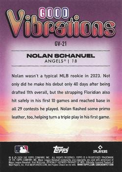 2024 Topps Big League - Good Vibrations #GV-21 Nolan Schanuel Back