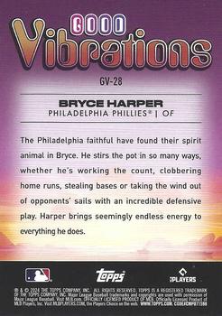 2024 Topps Big League - Good Vibrations #GV-28 Bryce Harper Back