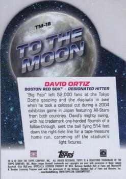 2024 Topps Big League - To the Moon Die Cuts #TM-18 David Ortiz Back