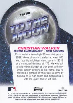 2024 Topps Big League - To the Moon Die Cuts #TM-30 Christian Walker Back