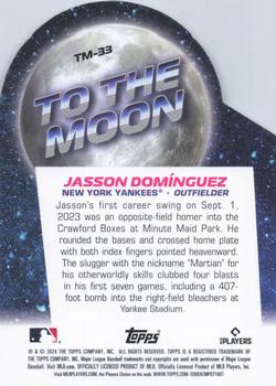 2024 Topps Big League - To the Moon Die Cuts #TM-33 Jasson Domínguez Back