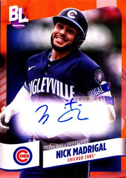 2024 Topps Big League - Base Electric Orange Autographs #BEO-NM Nick Madrigal Front