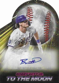 2024 Topps Big League - To the Moon Die Cuts Autographs #TMA-BW Bobby Witt Jr. Front