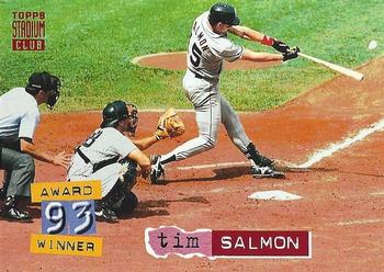 1994 Stadium Club #36 Tim Salmon Front