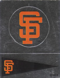1988 Panini Stickers - Monograms/Pennants #Z / Z-1 San Francisco Giants Monogram / Pennant Front