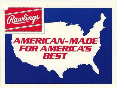 1984 Rawlings Glove Tags #NNO Cal Ripken Jr. Back