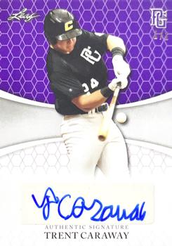 2022 Leaf Metal Perfect Game All-American Classic - Game Day Auto Purple #BA-TC1 Trent Caraway Front