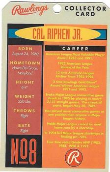 1996 Rawlings #NNO Cal Ripken Jr. Back