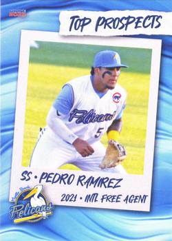 2023 Choice Myrtle Beach Pelicans Top Prospects #NNO Pedro Ramirez Front