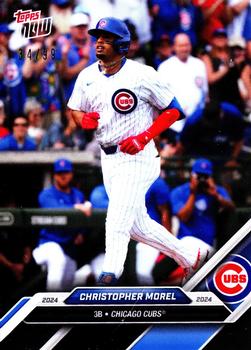 2024 Topps Now Road to Opening Day Chicago Cubs - Black #OD-204 Christopher Morel Front