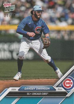 2024 Topps Now Road to Opening Day Chicago Cubs - Blue #OD-203 Dansby Swanson Front