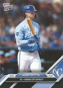 2024 Topps Now Road to Opening Day Kansas City Royals - Black #OD-91 Bobby Witt Jr. Front