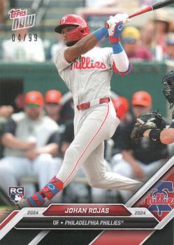 2024 Topps Now Road to Opening Day Philadelphia Phillies - Black #OD-186 Johan Rojas Front