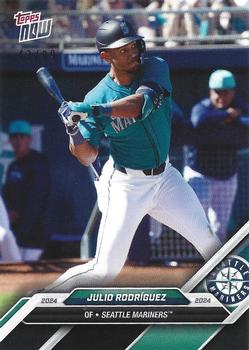 2024 Topps Now Road to Opening Day Seattle Mariners - Black #OD-131 Julio Rodríguez Front