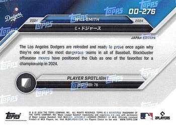 2024 Topps Now Road to Opening Day Los Angeles Dodgers - Japan Edition #OD-276 Will Smith Back