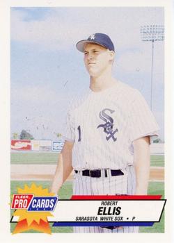1993 Fleer ProCards Sarasota White Sox SGA #1362 Robert Ellis Front