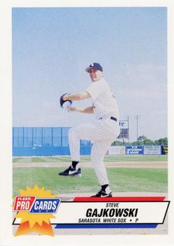 1993 Fleer ProCards Sarasota White Sox SGA #1363 Steve Gajkowski Front