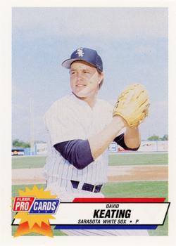 1993 Fleer ProCards Sarasota White Sox SGA #1367 David Keating Front