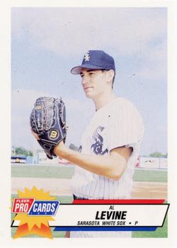 1993 Fleer ProCards Sarasota White Sox SGA #1368 Al Levine Front