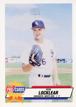 1993 Fleer ProCards Sarasota White Sox SGA #1369 Dean Locklear Front