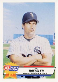 1993 Fleer ProCards Sarasota White Sox SGA #1388 Pat Roessler Front