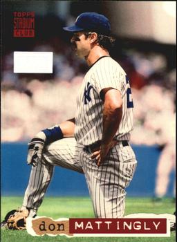 1994 Stadium Club - First Day Issue #195 Don Mattingly Front