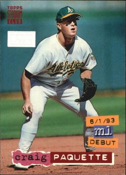 1994 Stadium Club - First Day Issue #328 Craig Paquette Front