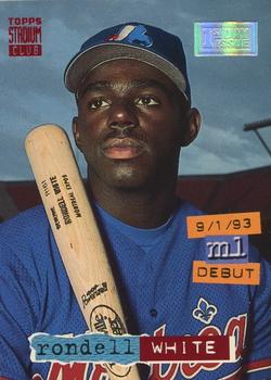 1994 Stadium Club - First Day Issue #435 Rondell White Front