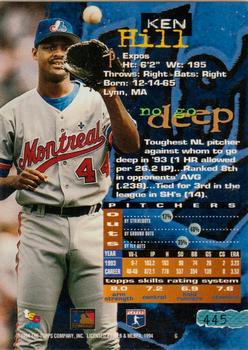 1994 Stadium Club - First Day Issue #445 Ken Hill Back