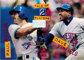 1994 Stadium Club - First Day Issue #526 Paul Molitor / Dave Winfield Front