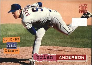 1994 Stadium Club - First Day Issue #571 Brian Anderson Front