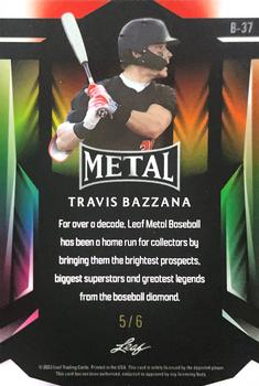 2023 Leaf Metal - Black Wave #B-37 Travis Bazzana Back
