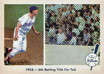 1959 Fleer Ted Williams #62 Ted Williams Front