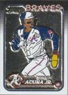 2024 Topps - Enamel Trading Card Pins #1 Ronald Acuna Jr. Front