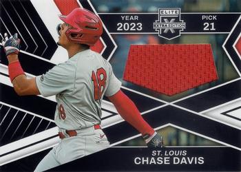 2023 Panini Elite Extra Edition - First Round Materials #FR-CDV Chase Davis Front