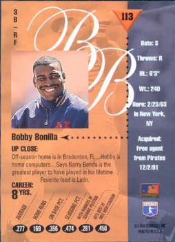 1994 Studio #113 Bobby Bonilla Back