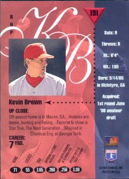 1994 Studio #151 Kevin Brown Back