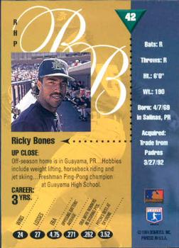 1994 Studio #42 Ricky Bones Back