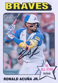 2024 Topps Heritage - White Border #321 Ronald Acuña Jr. Front